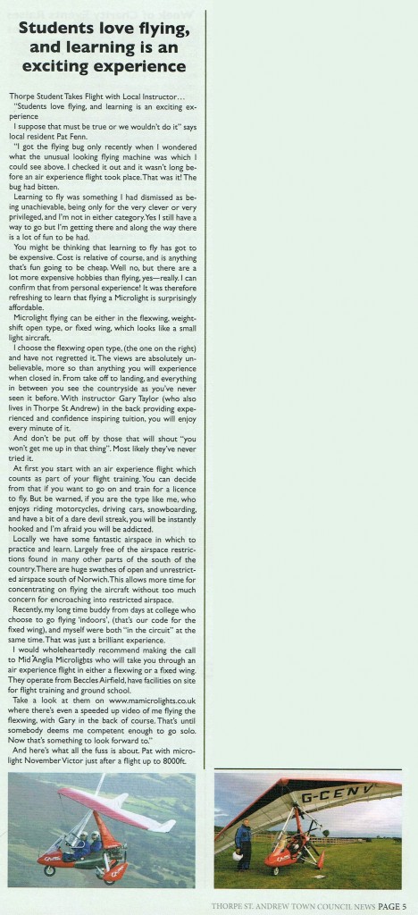 thorpe news article